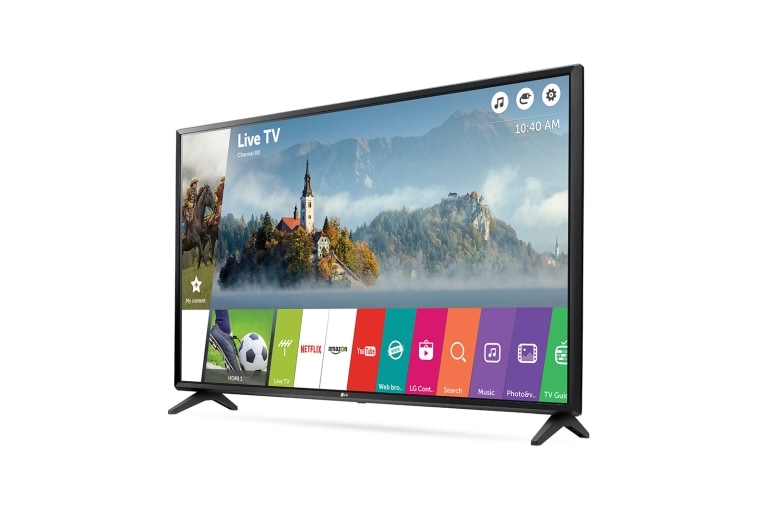 LG 49'' (124 cm) | LG Full HD LED TV | webOS 3.5 Smart TV | Virtual Surround Plus | Clear Voice, 49LJ594V, thumbnail 4