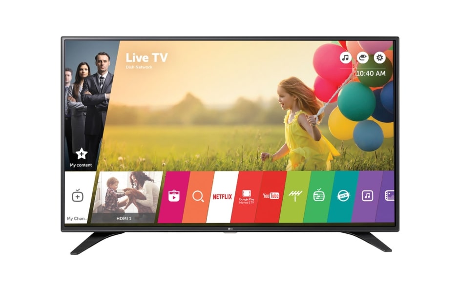 LG 32'' | LG Full HD LED TV | webOS 3.0 Smart TV | Virtual Surround Plus | Clear Voice, 32LH604V