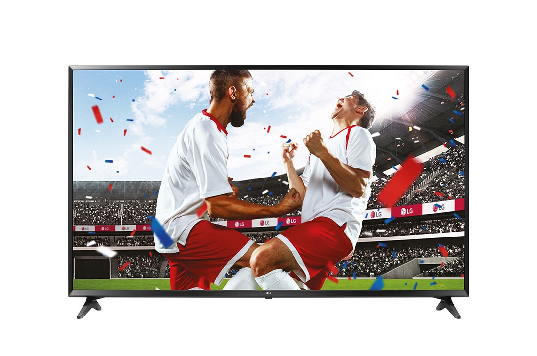 LG 55'' (165 cm) UHD TV | Édition World Cup | 4K Display | 4K Active HDR | Angle de vision large | webOS avec ThinQ AI, 55UK6100PLB