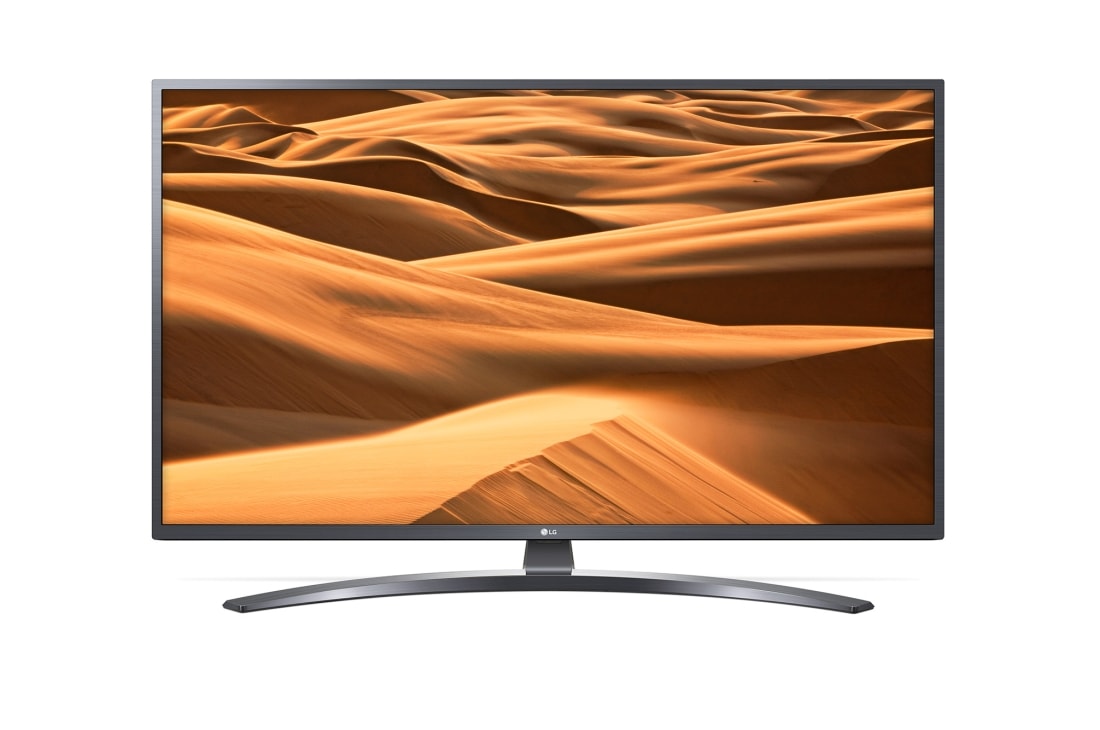 LG 49'' (123 cm) UHD TV | Processeur Quad Core | 4K IPS Display | 4K Active HDR | Angle de vision grand | DTS Virtual:X | webOS ThinQ AI, 49UM7400PLB