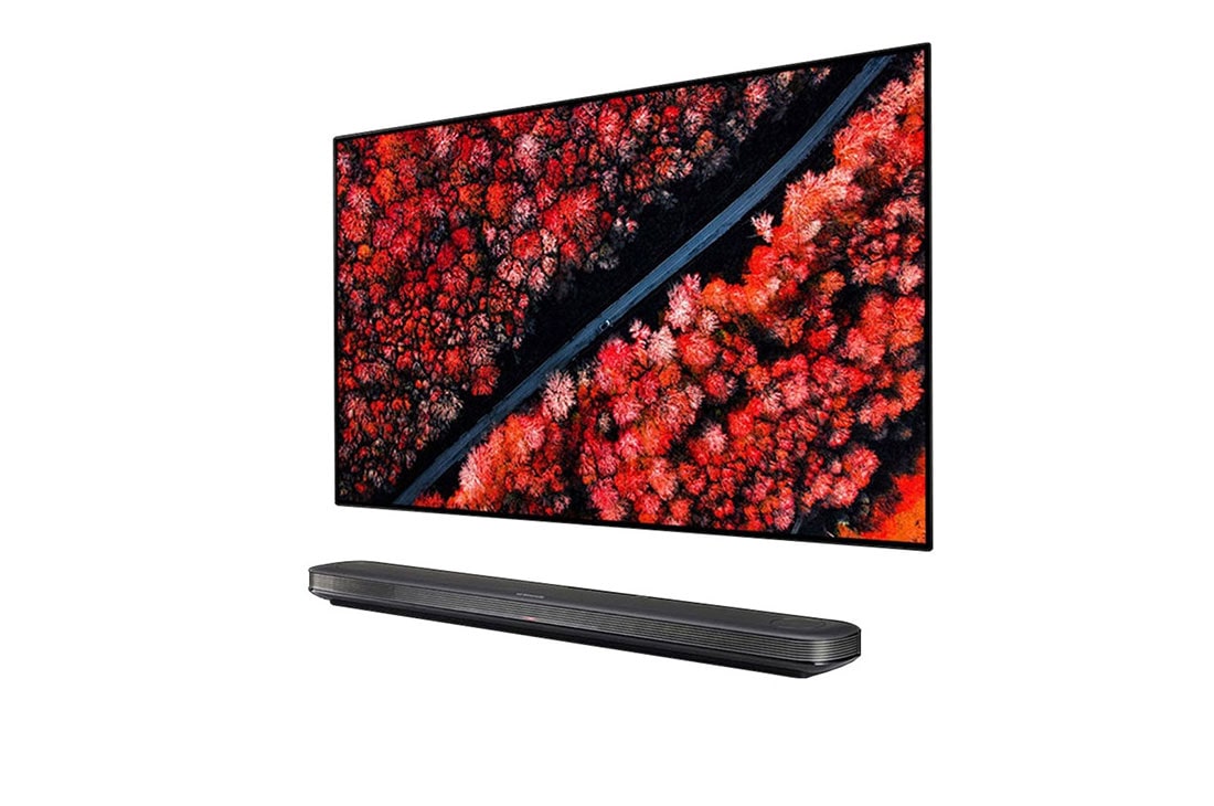 LG 77'' (195 cm) | Processeur Intelligent α9 Gen 2 | Contraste infini | Cinema HDR avec Dolby Vision | Dolby Atmos | Wallpaper design, LG SIGNATURE OLED TV W9 - 4K HDR Smart TV w/ AI ThinQ® - 65'' Class (64.5'' Diag), -30 degree side view, OLED65W9PUA, OLED77W9PLA, thumbnail 3