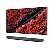 LG 77'' (195 cm) | Processeur Intelligent α9 Gen 2 | Contraste infini | Cinema HDR avec Dolby Vision | Dolby Atmos | Wallpaper design, LG SIGNATURE OLED TV W9 - 4K HDR Smart TV w/ AI ThinQ® - 65'' Class (64.5'' Diag), A picture of the overhead view from tilted angle, OLED65W9PUA, thumbnail 2, OLED77W9PLA, thumbnail 2