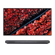 LG 65'' (165 cm) | Processeur Intelligent α9 Gen 2 | Contraste infini | Cinema HDR avec Dolby Vision | Dolby Atmos | Wallpaper design, LG SIGNATURE OLED TV W9 - 4K HDR Smart TV w/ AI ThinQ® - 65'' Class (64.5'' Diag), front view, OLED65W9PUA, thumbnail 1, OLED65W9PLA, thumbnail 1