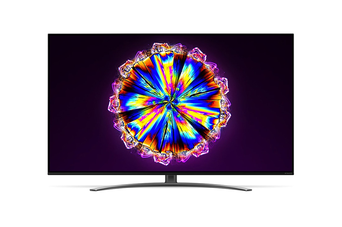 LG 4K NanoCell TV, vue avant avec image de remplissage, 49NANO866NA