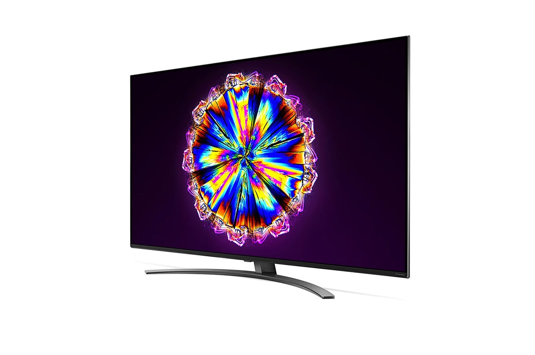 LG 4K NanoCell TV, vue de côté à 30 degrés, 49NANO866NA, thumbnail 3