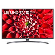 LG UN74 49 inch 4K Smart UHD TV, vue avant avec image de remplissage, 49UN74006LB, thumbnail 1
