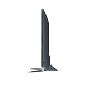 LG UN74 43 inch 4K Smart UHD TV, vue de côté à 30 degrés, 43UN74006LB, thumbnail 3