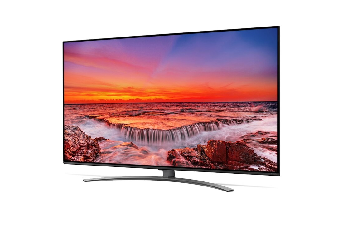 LG 4K NanoCell TV, vue de côté à 30 degrés, 49NANO816NA, thumbnail 2