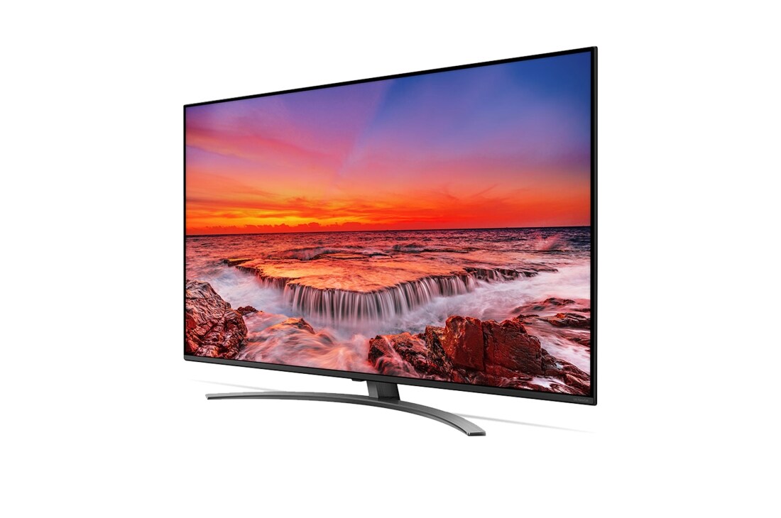 LG 4K NanoCell TV, vue de côté à 60 degrés, 49NANO816NA, thumbnail 3