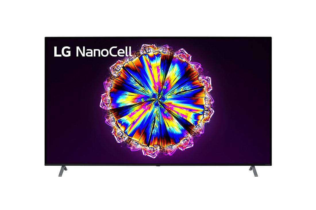 LG 4K NanoCell TV, vue avant avec image de remplissage, 86NANO906NA