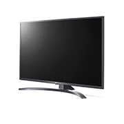LG UN74 55 inch 4K Smart UHD TV, vue de côté à 30 degrés, 55UN74006LB, thumbnail 3