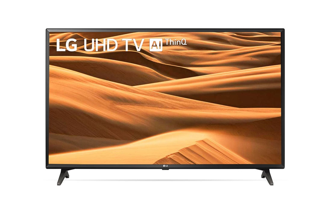 LG 55'' (139 cm) UHD TV | Processeur Quad Core | 4K IPS Display | 4K Active HDR | Grand angle de vision | Son Ultra Surround | webOS ThinQ AI, 55UM7050PLC