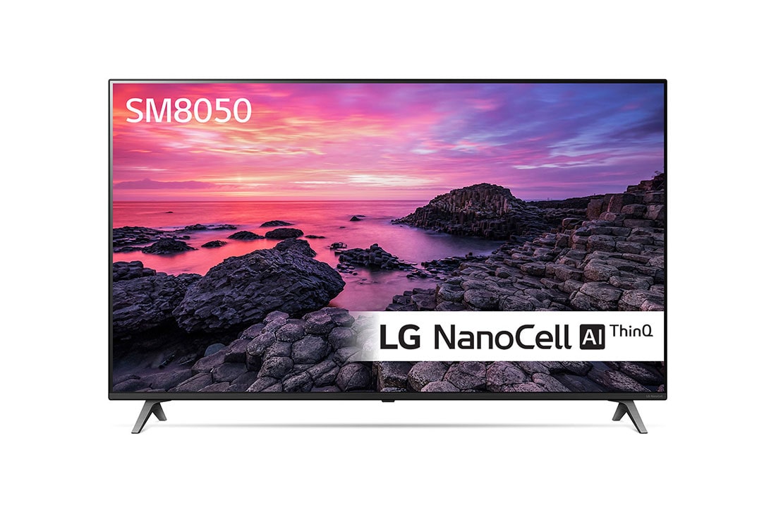 LG 65'' (165 cm) NanoCell TV SM8050 | Processeur Quad Core | Active HDR 4K | DTS Virtual:X | Cinema screen design, 65SM8050PLC