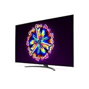 LG 4K NanoCell TV, vue de côté à 30 degrés, 75NANO916NA, thumbnail 3