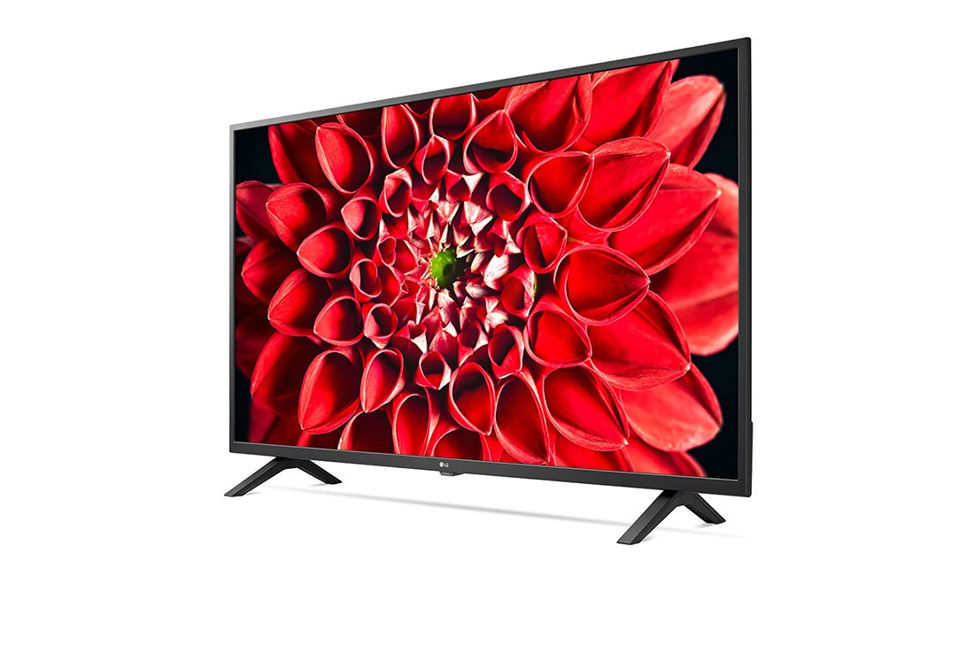 LG UN70 50 inch 4K Smart UHD TV, 60 degree side view with infill image, 50UN70006LA, thumbnail 3