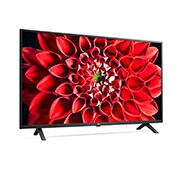 LG UN70 50 inch 4K Smart UHD TV, 30 degree side view with infill image, 50UN70006LA, thumbnail 5