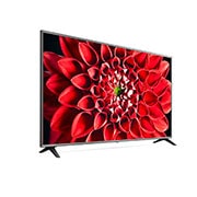 LG UN70 75 inch 4K Smart UHD TV, 60 degree side view with infill image, 75UN70706LD, thumbnail 4