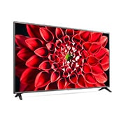 LG UN70 75 inch 4K Smart UHD TV, 30 degree side view with infill image, 75UN70706LD, thumbnail 5