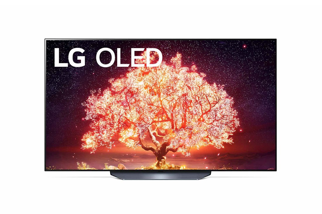 LG B1 77 inch 4K Smart OLED TV, front vieW, OLED77B16LA