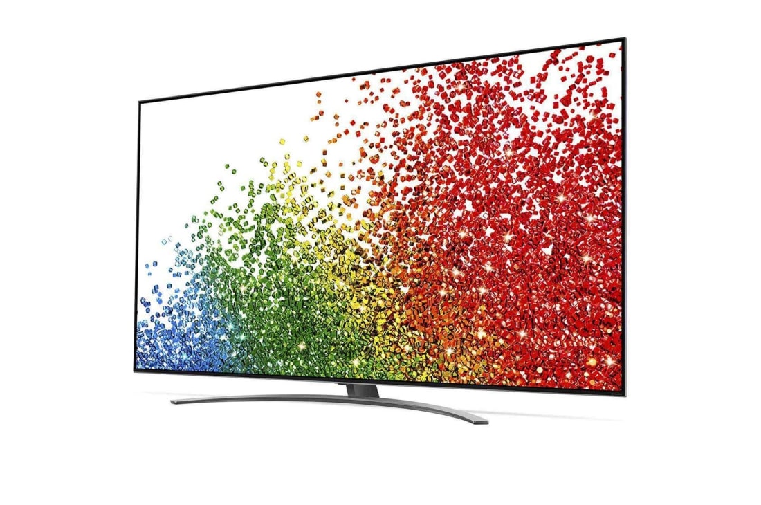 LG 86NANO866PA, vue de côté à 30 degrés avec image de remplissage, 86NANO866PA, thumbnail 4