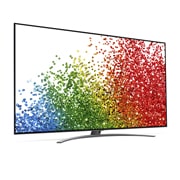 LG 86NANO866PA, vue de côté à 30 degrés avec image de remplissage, 86NANO866PA, thumbnail 8