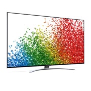 LG 65NANO886PB, vue de côté à 30 degrés avec image de remplissage, 65NANO886PB, thumbnail 8