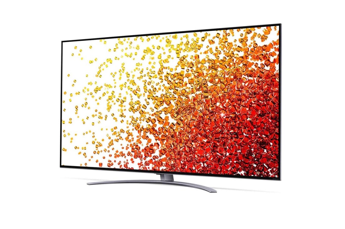 LG 75NANO966PA, vue de côté à 30 degrés avec image de remplissage, 75NANO966PA, thumbnail 4