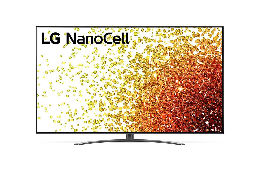 LG 86NANO916PA, Une vue avant du téléviseur LG NanoCell, 86NANO916PA