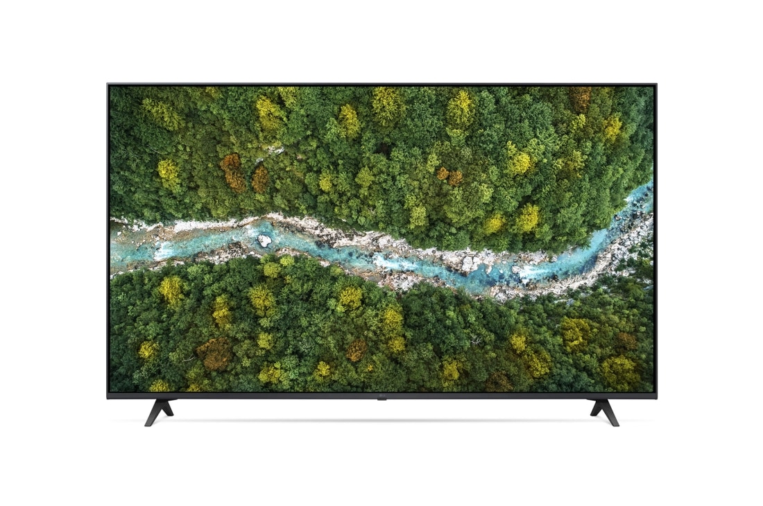 LG Smart TV LG UP77, 65 pouces 4K UHD, Une vue avant du téléviseur UHD LG, 65UP77006LB, thumbnail 3
