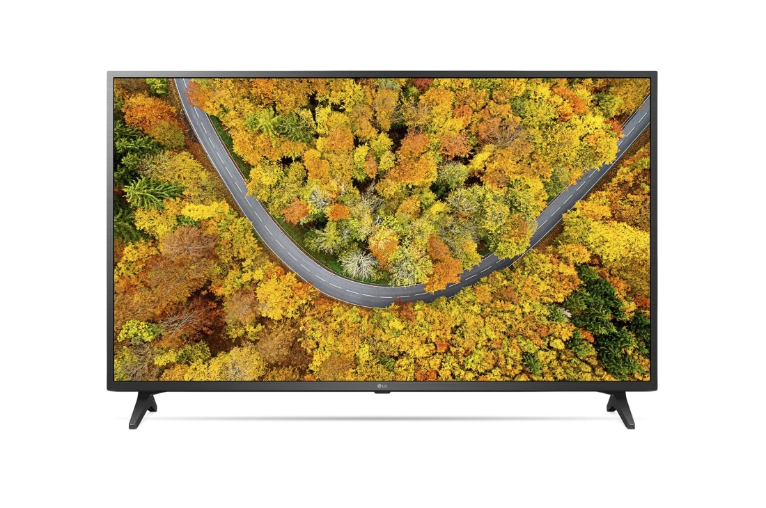 LG Smart TV LG UP75, 65 pouces 4K UHD, Une vue avant du téléviseur UHD LG, 65UP75006LF, thumbnail 3