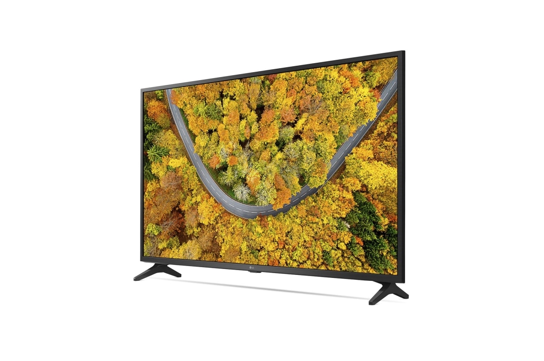 LG Smart TV LG UP75, 65 pouces 4K UHD, vue de côté à 60 degrés avec image de remplissage, 65UP75006LF, thumbnail 5