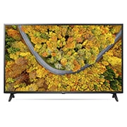 LG Smart TV LG UP75, 65 pouces 4K UHD, Une vue avant du téléviseur UHD LG, 65UP75006LF, thumbnail 3