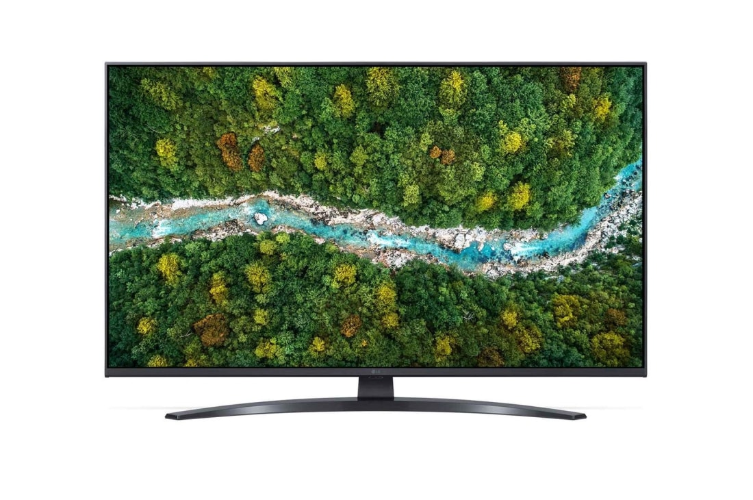 LG Smart TV LG UP78, 43 pouces 4K UHD, vue avant avec image de remplissage, 43UP78006LB, thumbnail 2