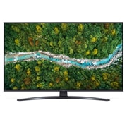 LG Smart TV LG UP78, 43 pouces 4K UHD, vue avant avec image de remplissage, 43UP78006LB, thumbnail 2