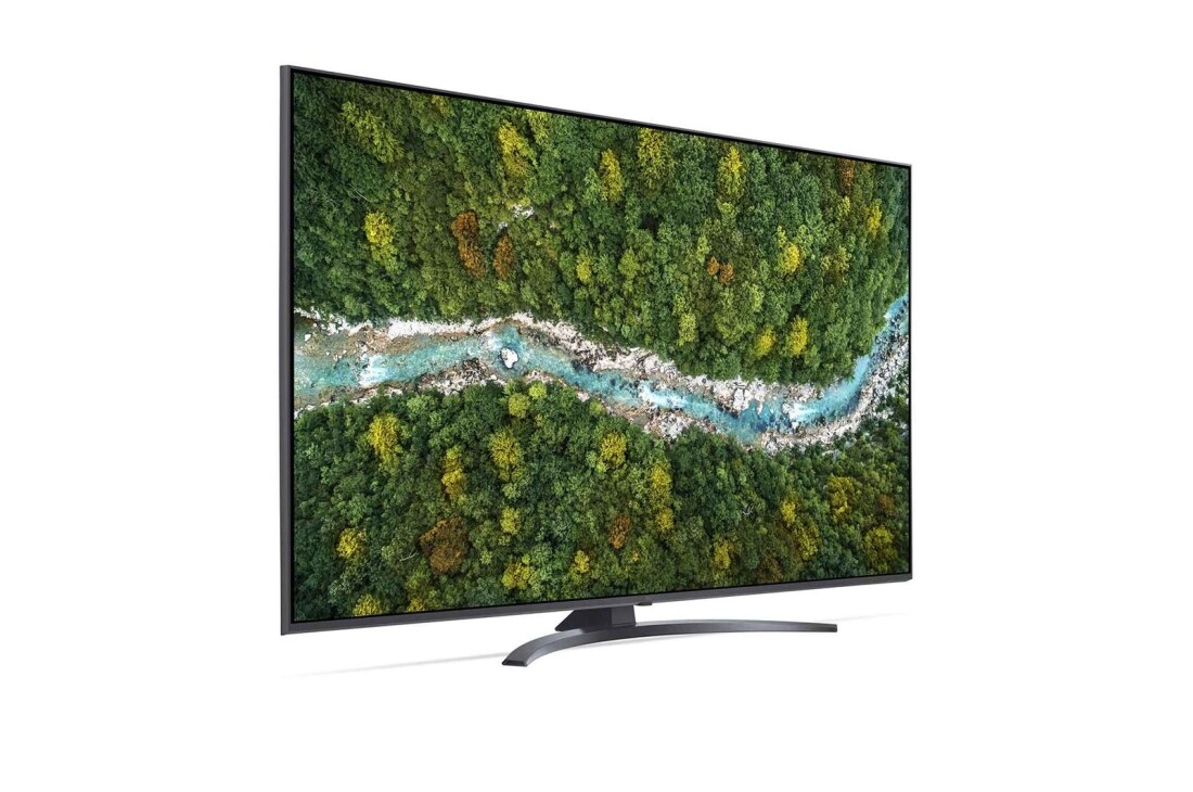 LG Smart TV LG UP78, 50 pouces 4K UHD, vue de côté à 60 degrés avec image de remplissage, 50UP78006LB, thumbnail 6