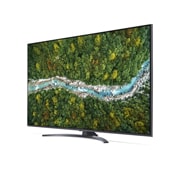 LG Smart TV LG UP78, 50 pouces 4K UHD, vue de côté à 60 degrés avec image de remplissage, 50UP78006LB, thumbnail 4