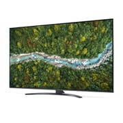 LG Smart TV LG UP78, 55 pouces 4K UHD, vue de côté à 30 degrés avec image de remplissage, 55UP78006LB, thumbnail 3