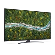 LG Smart TV LG UP78, 55 pouces 4K UHD, vue de côté à 30 degrés avec image de remplissage, 55UP78006LB, thumbnail 7
