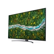 LG Smart TV LG UP78, 75 pouces 4K UHD, vue de côté à 60 degrés avec image de remplissage, 75UP78006LB, thumbnail 4