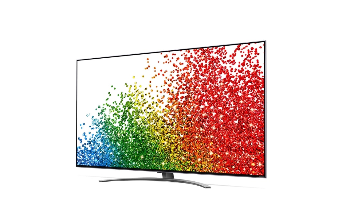 LG 65NANO866PA, vue de côté à 30 degrés avec image de remplissage, 65NANO866PA, thumbnail 4