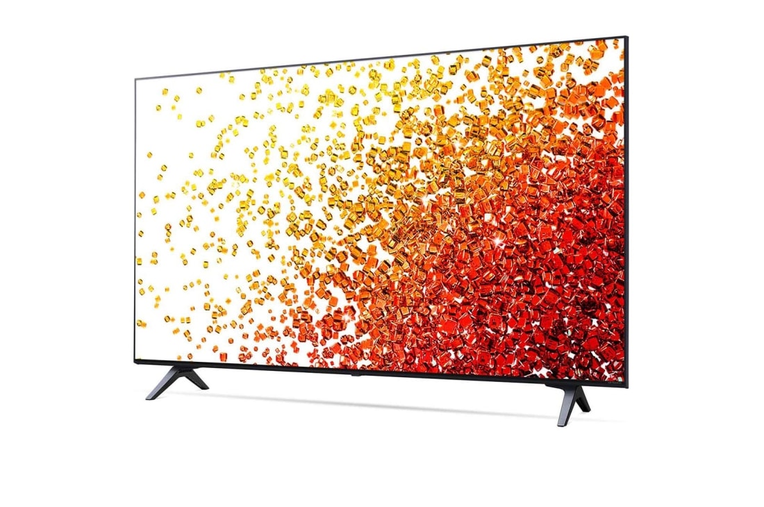 LG 43NANO756PR, vue de côté à 30 degrés avec image de remplissage, 43NANO756PR, thumbnail 4