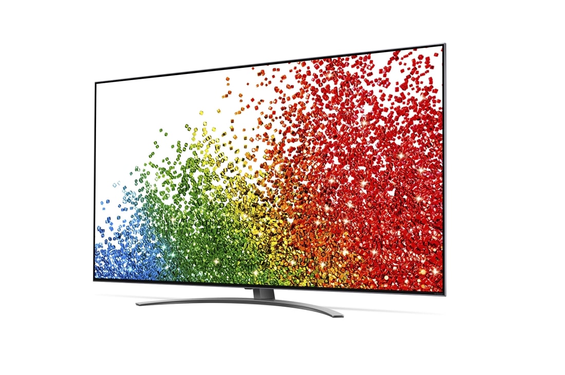 LG 75NANO866PA, vue de côté à 30 degrés avec image de remplissage, 75NANO866PA, thumbnail 4