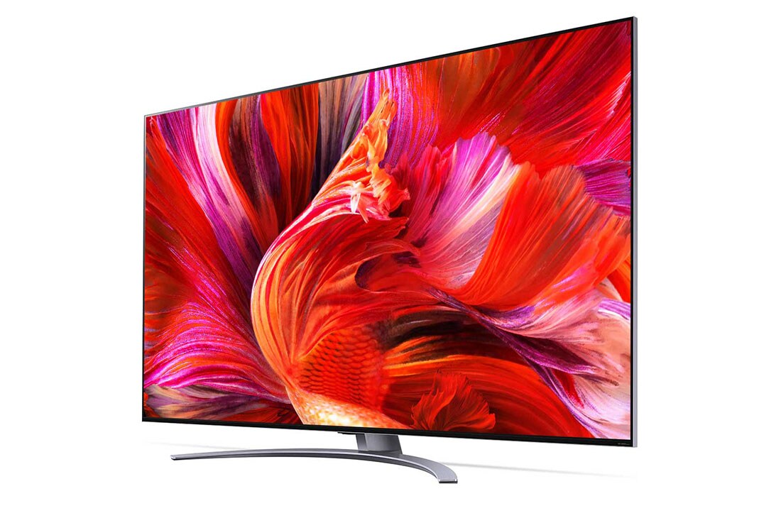 LG 65QNED966PA, 30 degree side view with infill image, 65QNED966PA, thumbnail 3