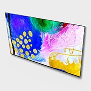 LG 55'' G2 OLED evo Gallery Edition, Vue inclinée du dessus, OLED55G26LA, thumbnail 8