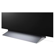 LG Smart TV LG OLED evo C2 4K 65 pouces, Vue latérale rapprochée du socle   , OLED65C24LA, thumbnail 9