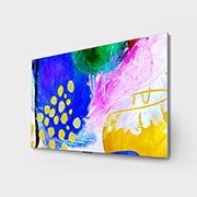 LG 77'' G2 OLED evo Gallery Edition, Vue latérale légèrement inclinée, OLED77G26LA, thumbnail 4