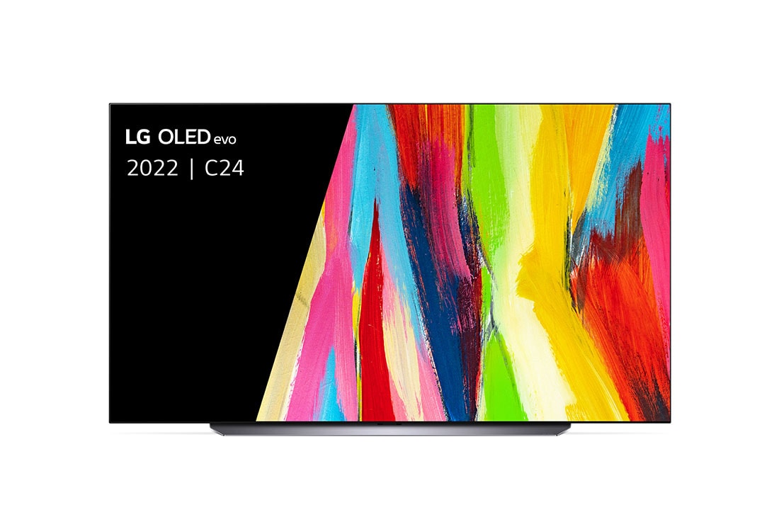 LG Smart TV LG OLED evo C2 4K 83 pouces, Vue avant, OLED83C24LA