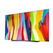 LG Smart TV LG OLED evo C2 4K 83 pouces, Vue latérale légèrement inclinée , OLED83C24LA, thumbnail 3