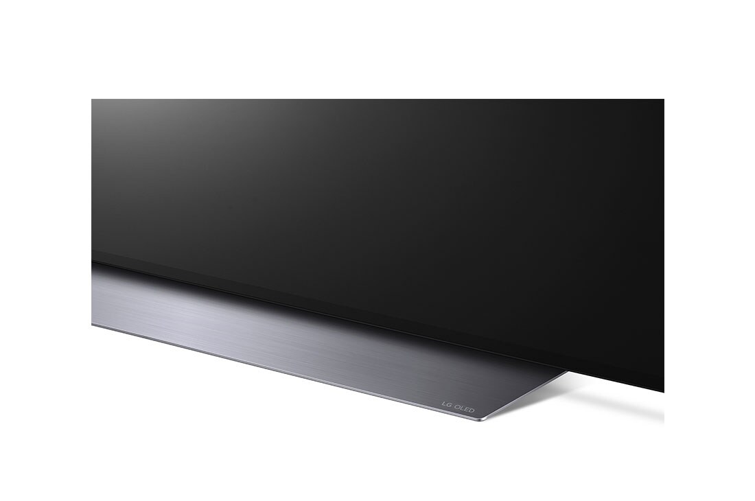 LG Smart TV LG OLED evo C2 4K 83 pouces, Vue latérale rapprochée du socle   , OLED83C24LA, thumbnail 9