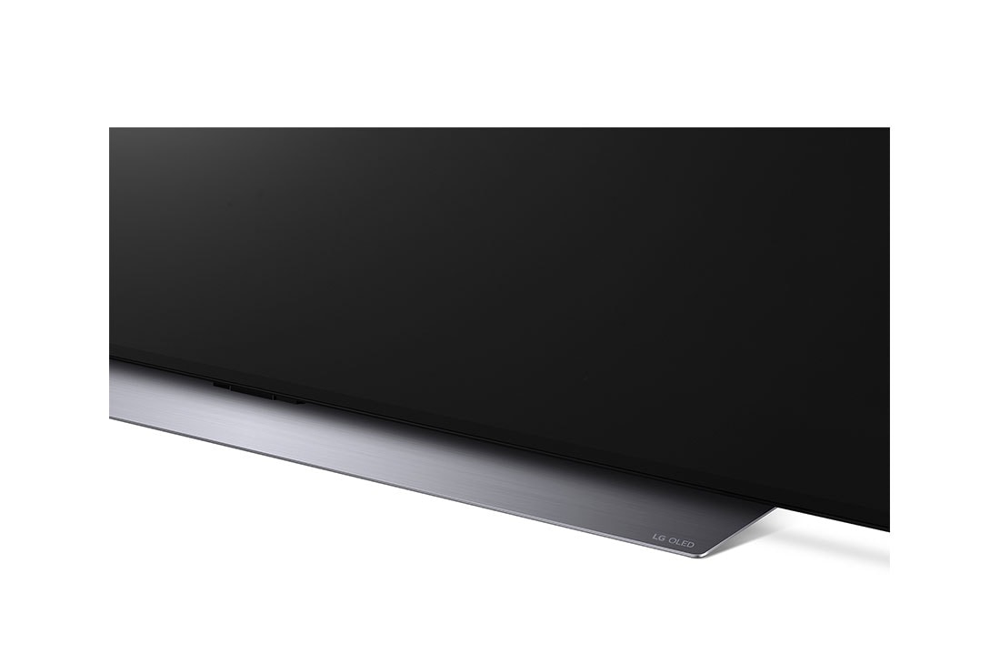 LG Smart TV LG OLED evo C2 4K 48 pouces, Vue latérale rapprochée du socle   , OLED48C24LA, thumbnail 9